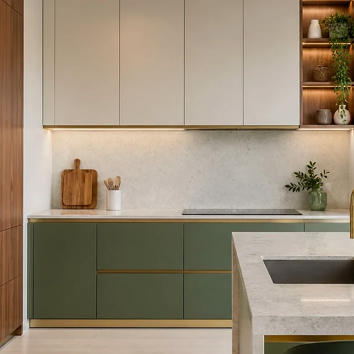 Cabinet Fronts kitchen wrapping
