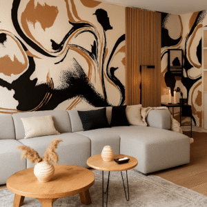 Abstract Brushstrokes