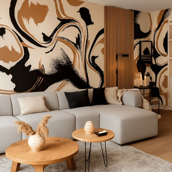 Abstract Brushstrokes