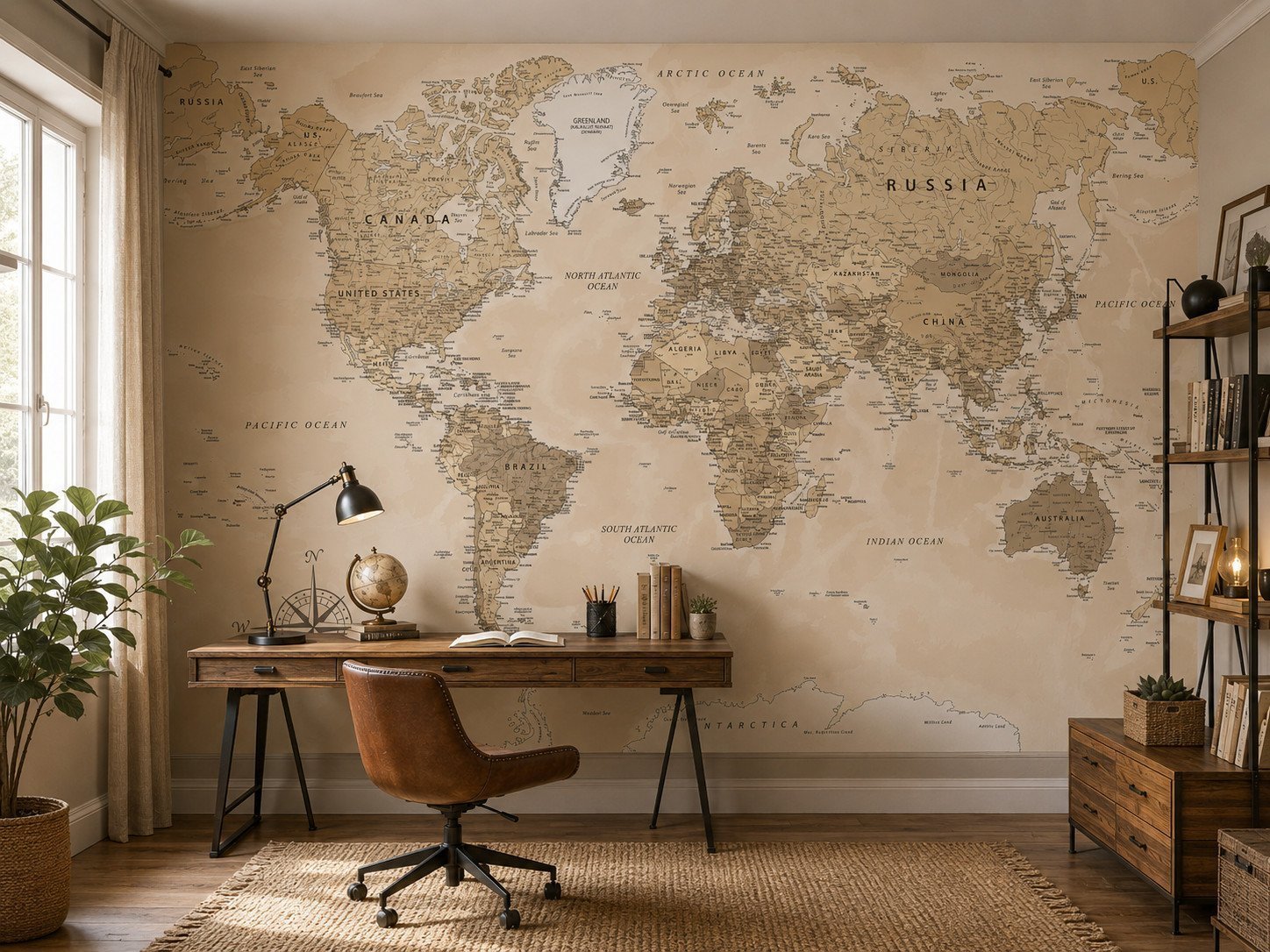 Maps & Murals wallpaper collection