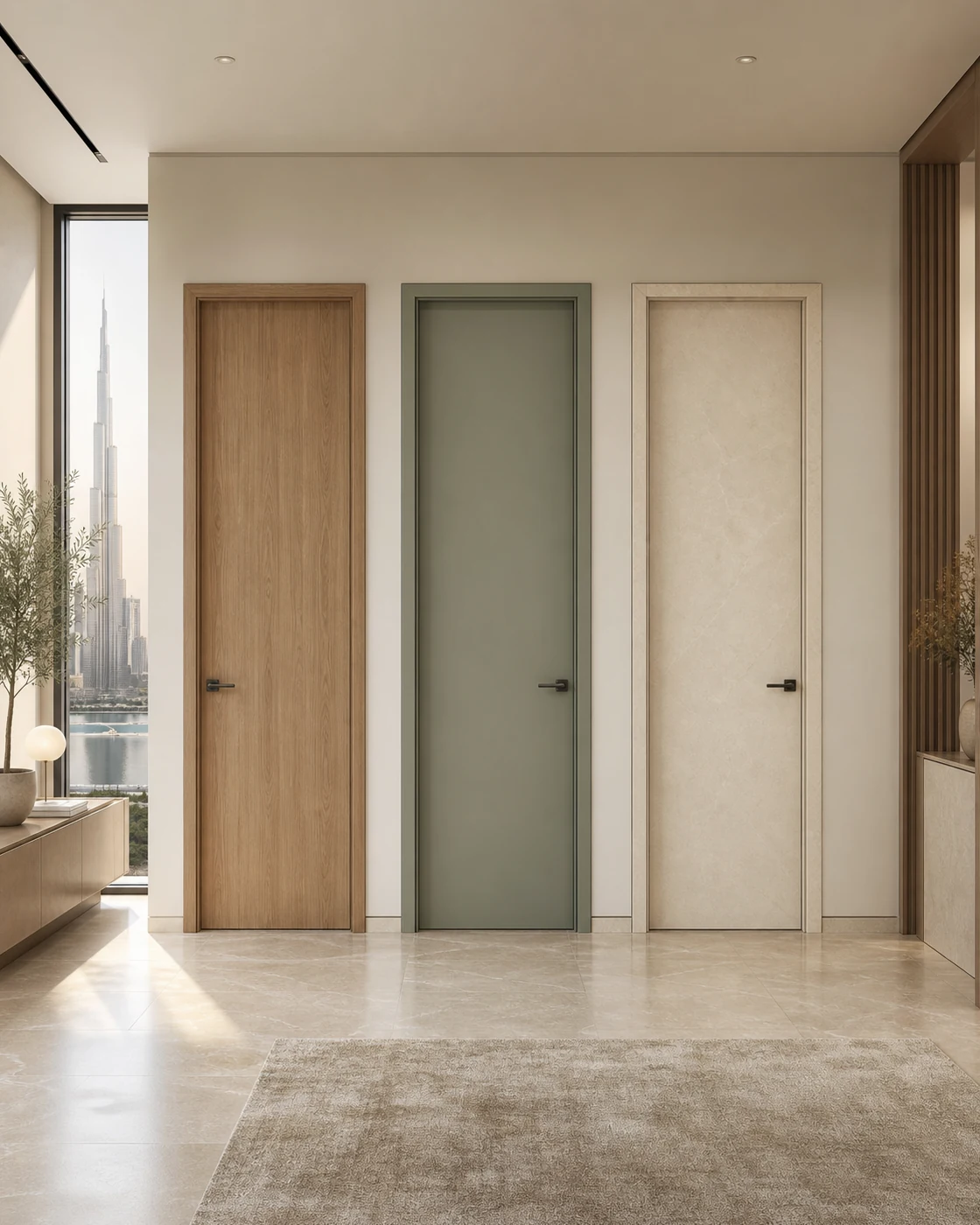 Premium interior door wrapping by Luxe Decor