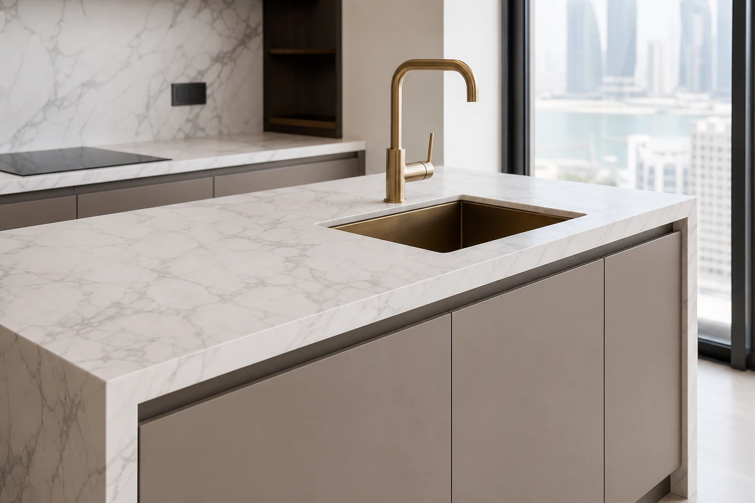 Selected Worktops kitchen wrapping