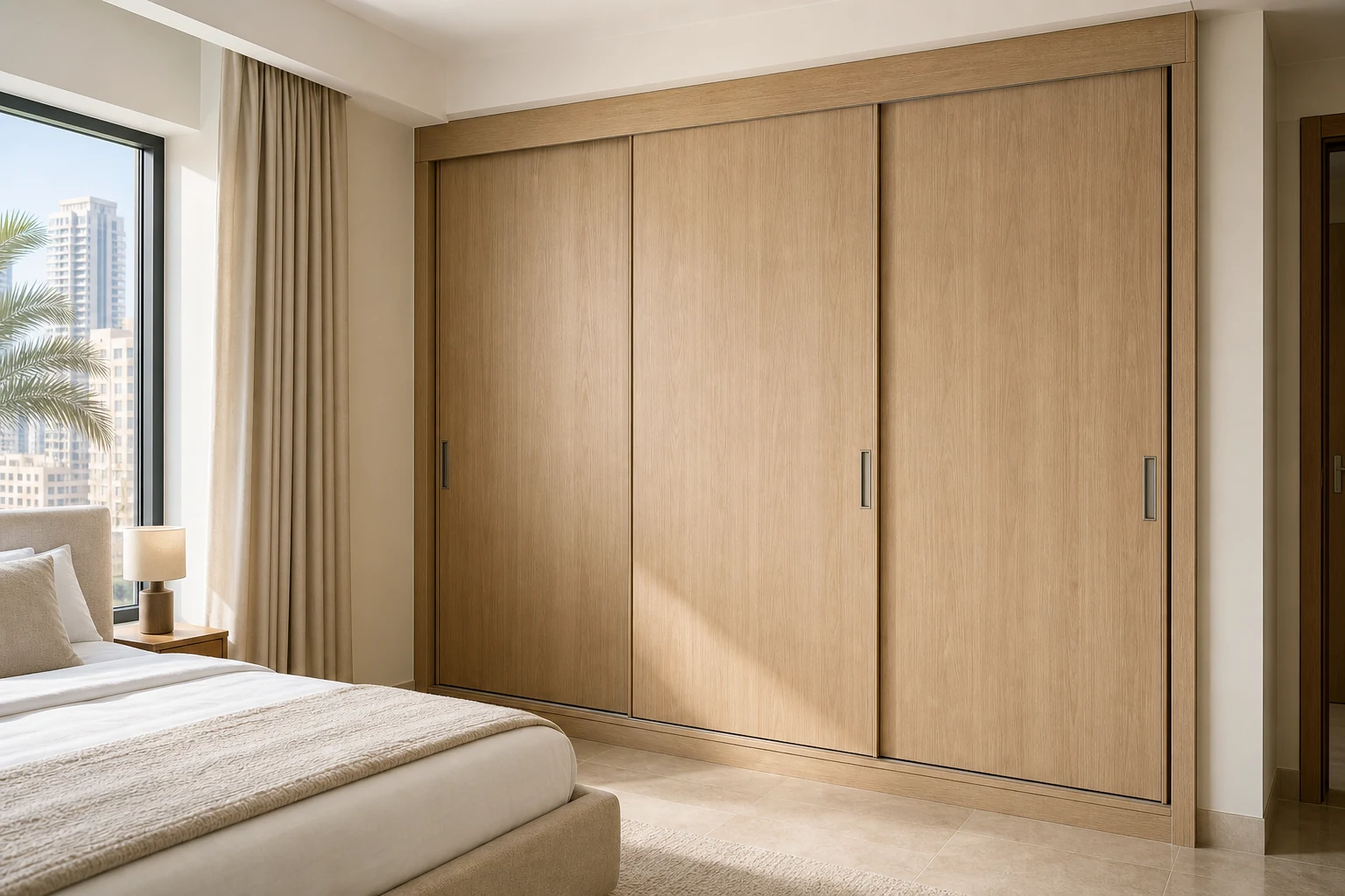 Sliding Panels wardrobe wrapping
